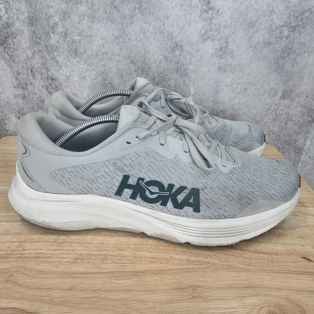 Hoka One One Solimar 2 Running Shoes Mens 12 D Gray Sneakers Trainers